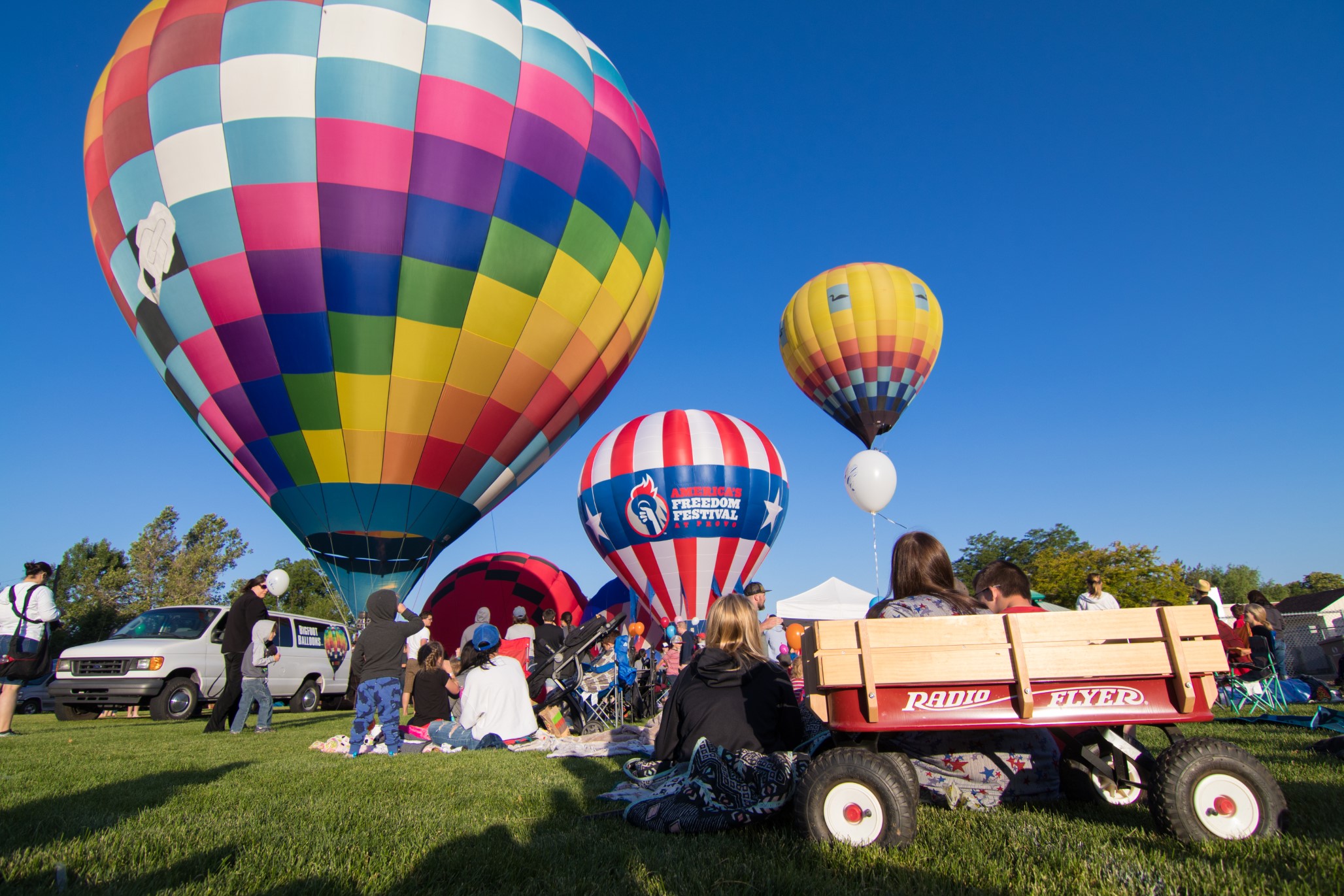 hot air balloons