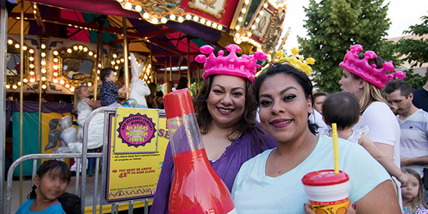 People at a Carnival